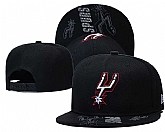 Spurs Team Logo Black Adjustable Hat GS,baseball caps,new era cap wholesale,wholesale hats
